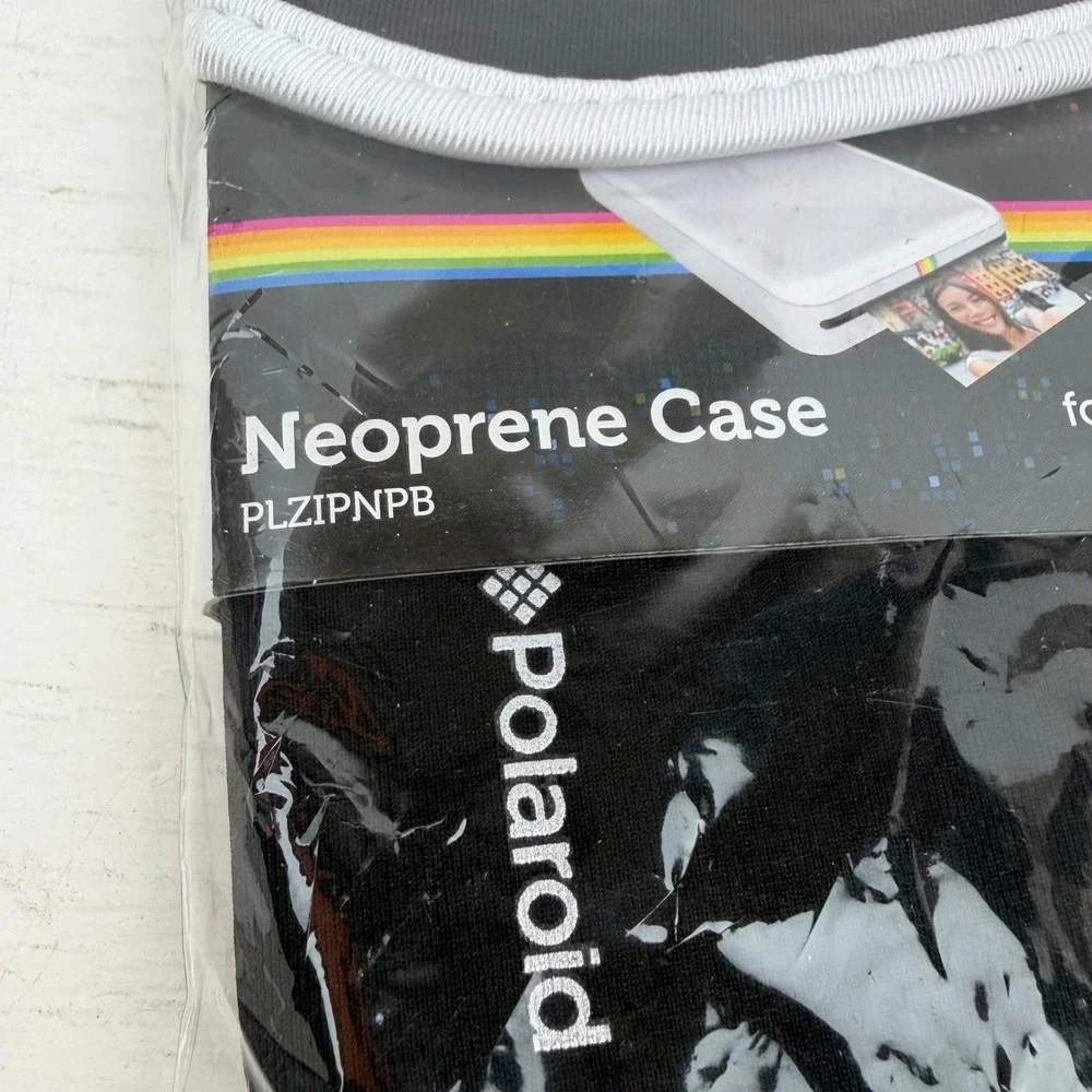 Polaroid Neoprene Case for Polaroid ZIP Instant Printer Black PLZIPNPB New